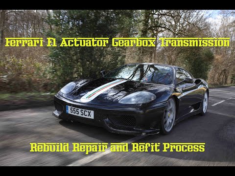 How to Fix a Ferrari 360 F1 Transmission Gearbox Actuator 430 CS Enzo Maserati