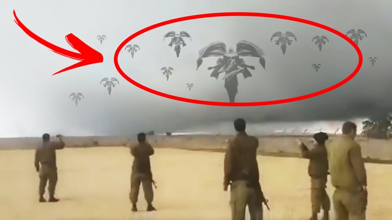 EXÉRCITO CELESTIAL APARECE NAS NUVENS E ASSUSTA OS SOLDADOS INIMIGOS