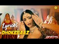Dhokebaaz Full HD Song with Lyrics l Jaani | Afsana Khan | Vivek Anand Oberoi, Tridha Choudhury