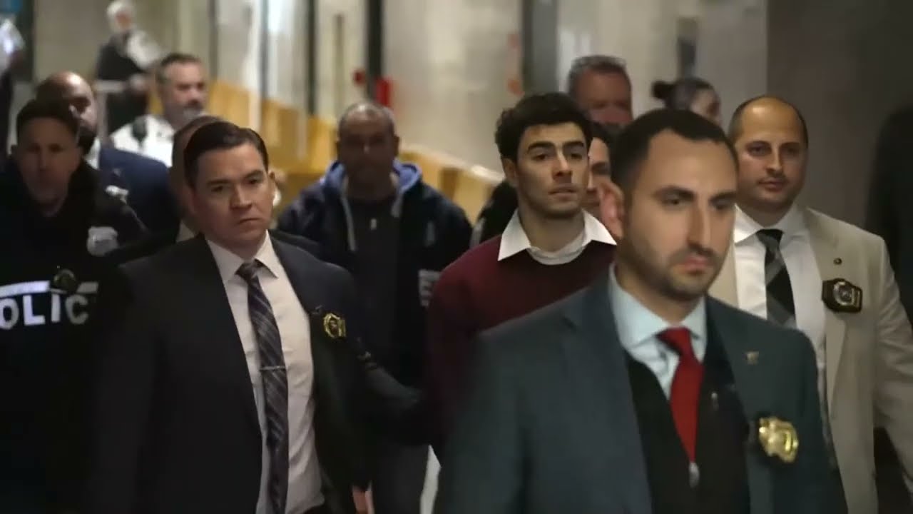 Luigi Manigone arrives in Manhattan court for arraignment in UnitedHealthCare CEO shooting charges