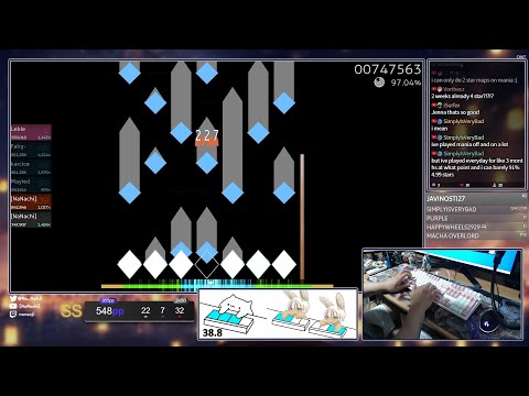 [OSU!MANIA] ★8.64 DJ Genki VS Camellia feat. moimoi - YELL! [Solitude] +DT 699PP Play Let's go!!