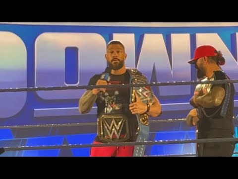Roman Reigns calls out Drew McIntyre + Karrion Kross Return Full Segment - WWE Smackdown 8/5/22