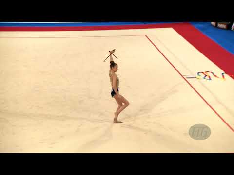 SAFRONOVA Alexandra (BEL) - 2019 Rhythmic Junior Worlds, Moscow (RUS) - Qualifications Clubs
