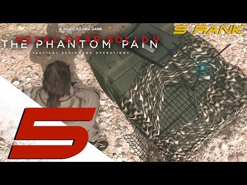 Metal Gear Solid 5 Phantom Pain - S Rank Walkthrough Part 5 - C2W & Emblem Customization