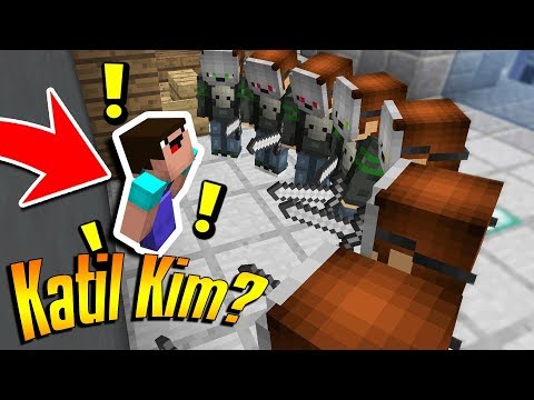 KATİL İÇİMİZDE ! KATİL KİM - Minecraft Murder #17 BKT Video