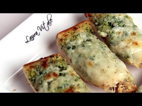 Cheesy Garlic Bread Recipe - Laura Vitale - Laura in the Kitchen Episode 288
