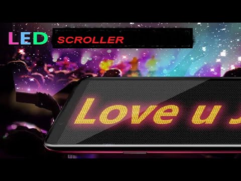 LED scroller