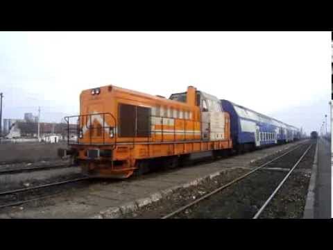 R 7038 Urziceni - Bucuresti Nord pleaca din Statia CF Urziceni de la linia 3, 18.01.2014