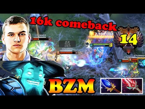OG.BZM STORM SPIRIT GENIUS VORTEX AMAZING PLAYS 16K COMEBACK | DOTA2ORBS