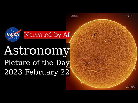 APOD: 2023-02-22 - Our Increasingly Active Sun (Narrated by Salli)
