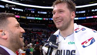 'Sorry, I'm tired' Luka Doncic Talks Mavs Tying Series 1-1 vs. Clippers | 2024 NBA Playoffs