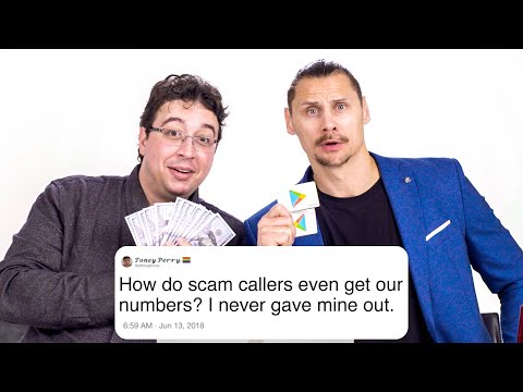 Scam Fighters Answer Scam Questions From Twitter (ft. Trilogy Media) | Tech Support | WIRED