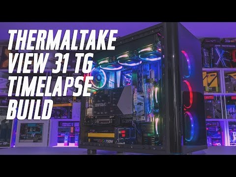 Korpusas Thermaltake View 31 USB3 Juodas Tempered Glass video