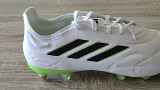 Pánské kopačky kolíky Adidas Copa Pure.1 SG bílo-zelené