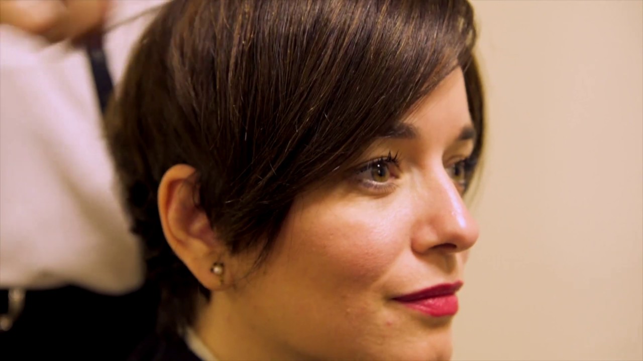 Cómo crece el pelo después de la quimio, flequillo postizo, pelucas Carmen Olmedo - Sevilla / España