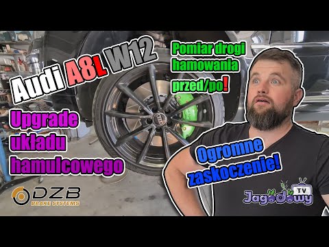 Weryfikujemy skuteczność nowych hamulców! || Audi A8L W12 || DZB Brake Systems