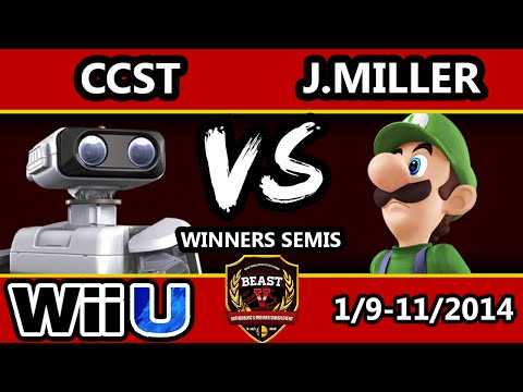 B.E.A.S.T 5 - ccst (ROB) Vs. J.Miller (Luigi) - Smash 4 Winners Semis