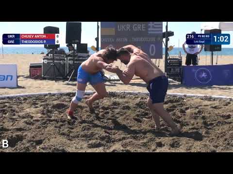 1/4 Men's BW - 90 kg: . CHUIEV ANTON (UKR) v. P. THEODOSIOS (GRE)