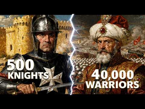 How 500 knights DEFEATED 40,000 Ottomans in 1565 (Great Siege of Malta)