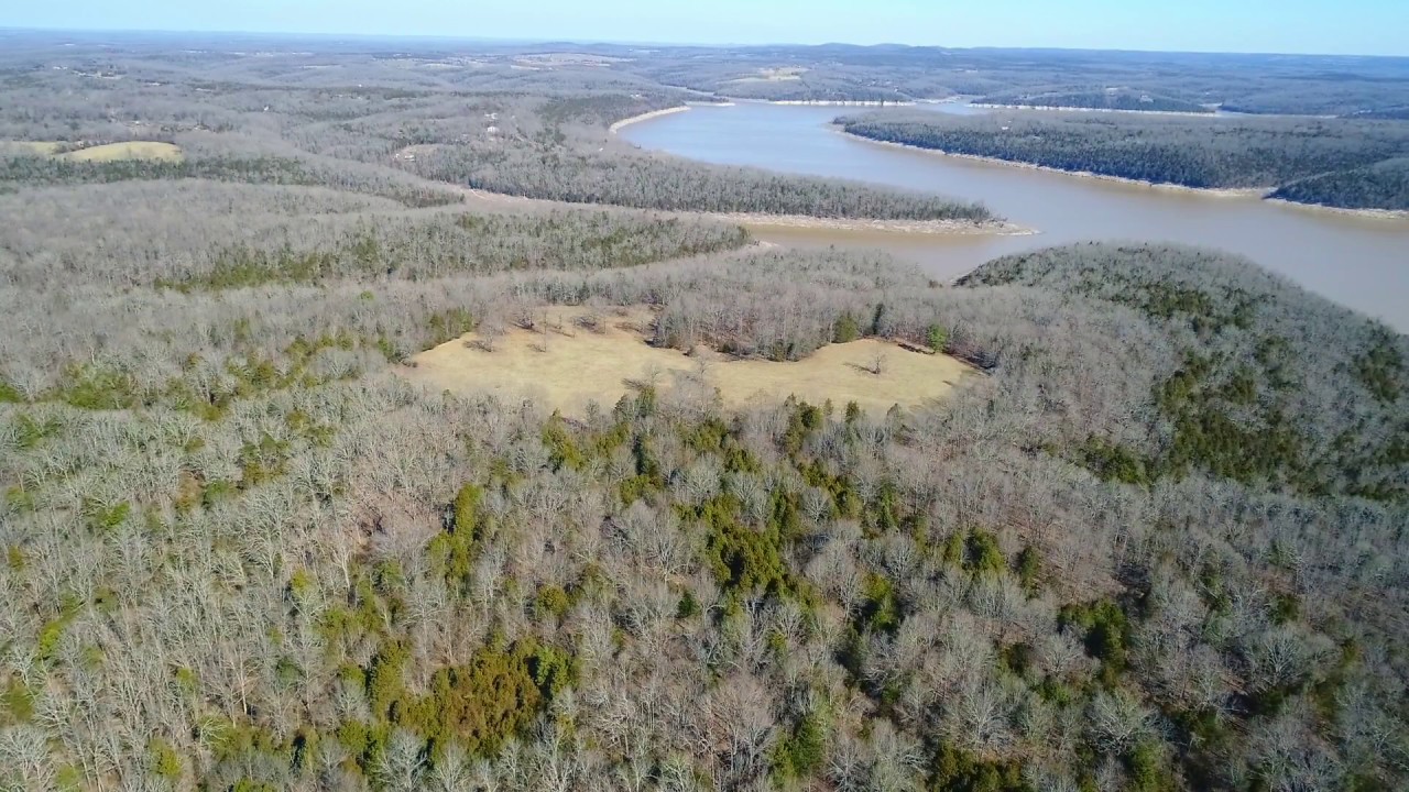 Drone Video of 8 Acres on Bull Shoals Lake for Sale ONLY $500 Down TS73 - Spotting tower!