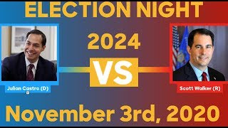 2024 Election Night | Julian Castro vs Scott Walker