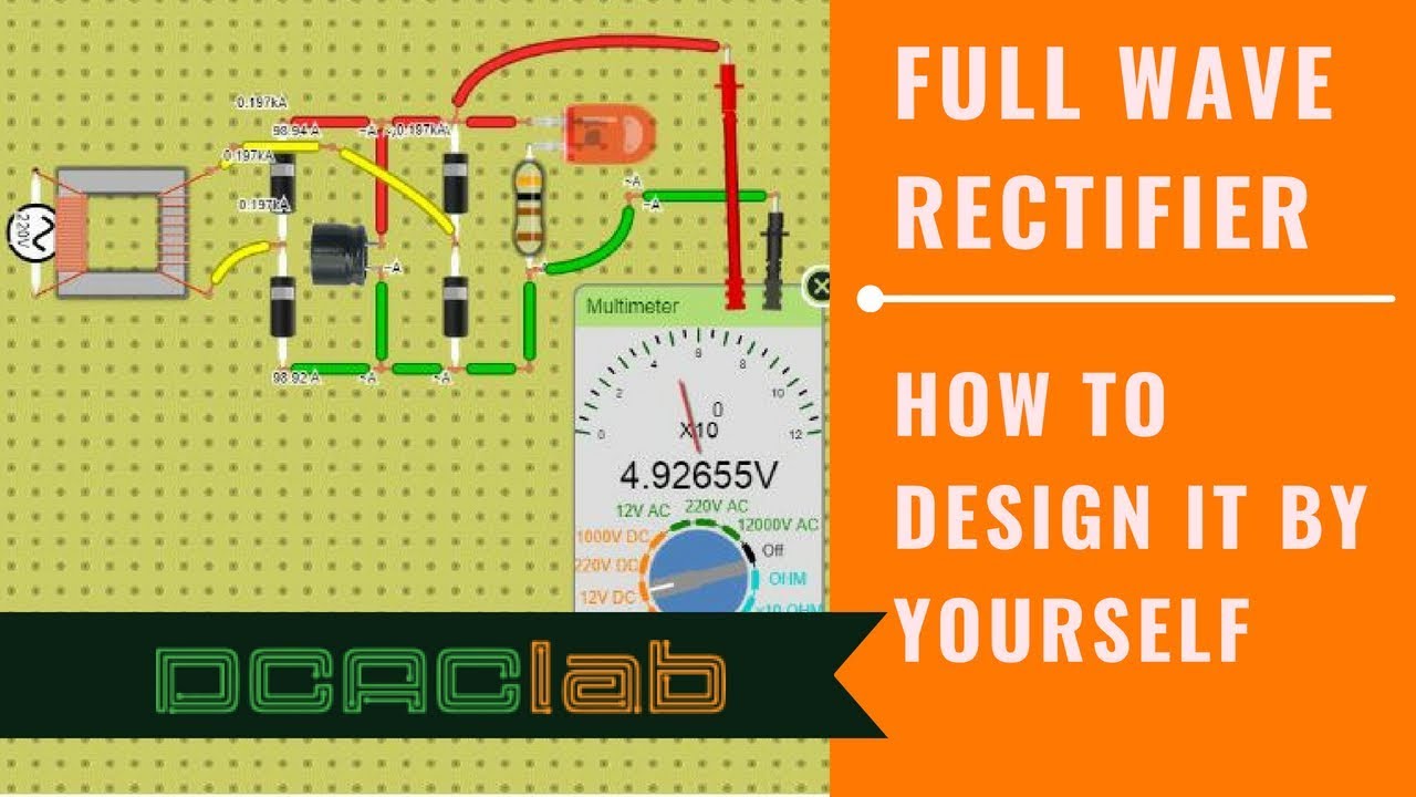 Full wave rectifier [Try it yourself]