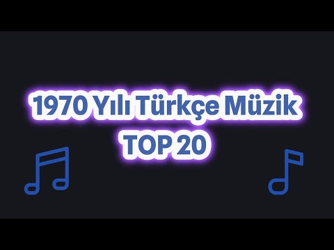 1970 Yılı Türkçe TOP 20