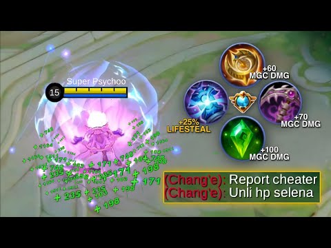 SELENA FULL LIFESTEAL BUILD + MAGIC DAMAGE🥵 | NEW BEST BUILD FOR SELENA 2022