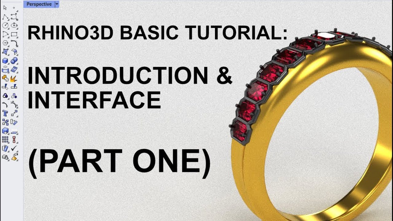 Rhino 3D Beginner Tutorial: Introduction & Interface (Part 1)