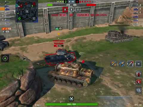 WoT Blitz T110E3 - 7400 damage, mastery badge 🇦🇿