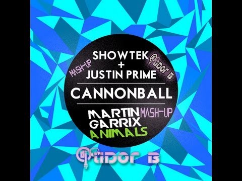 Showtek & Justin Prime Vs  Martin Garrix - Animals In Cannonballs (Lidor B Mashup)