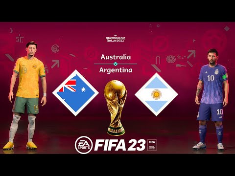 FIFA 23 - Australia vs. Argentina - FIFA World Cup 2022 Qatar | PS5[4K 60FPS]