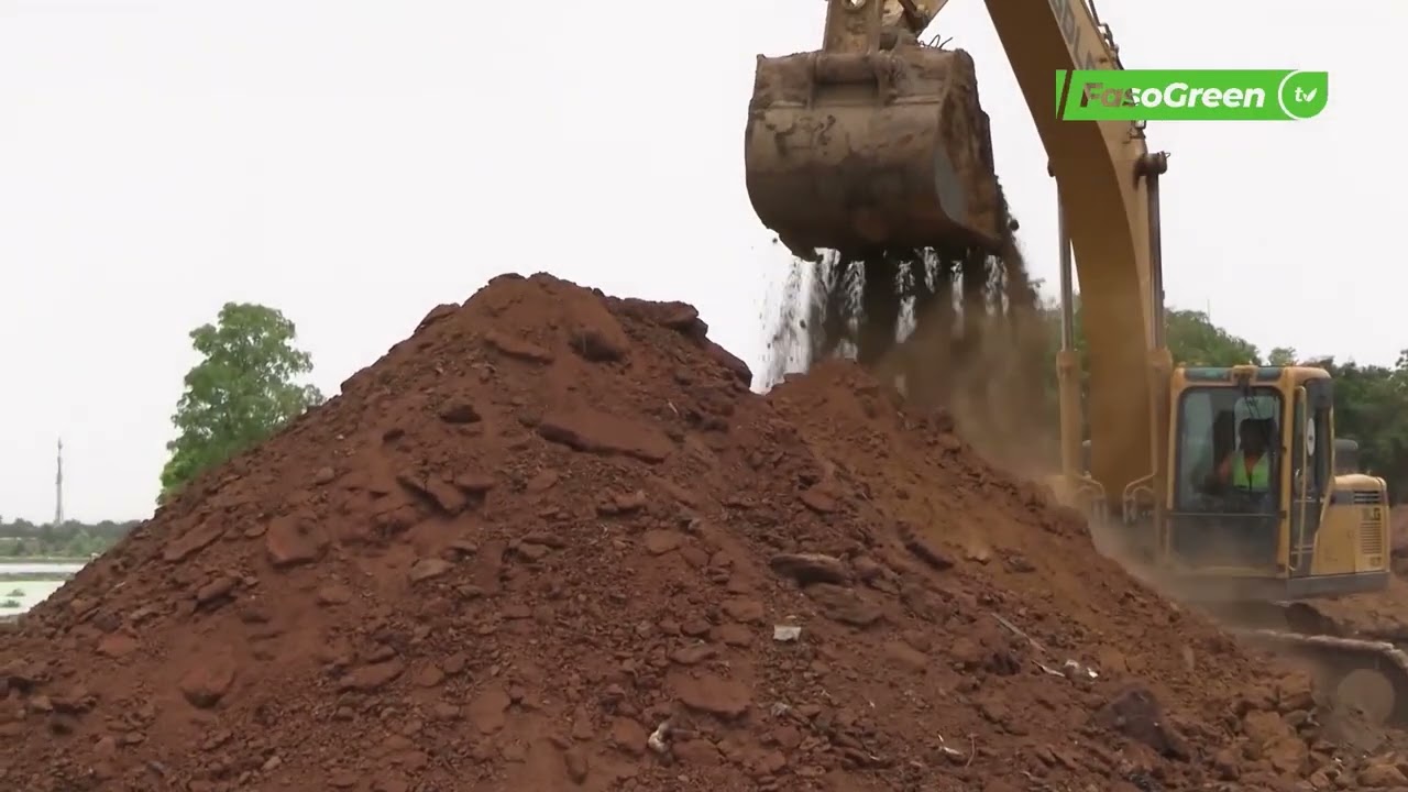 Infos en langue nationale Mooré/Constat des travaux au barrage numéro 2 de Ouagadougou