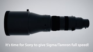 Sony must remove the 15fps continuous AF restriction for third-party lenses!