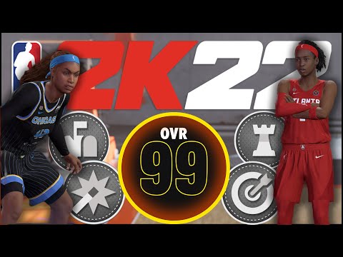 Luna & Kira's 99OVR Glitch Builds Takeover! True Demigoddesses! NBA 2K22 The W Gameplay Video