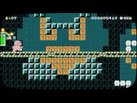 SMB ♪Underground Remix♪ RUN by Sal - SUPER MARIO MAKER - NO COMMENTARY 1ax