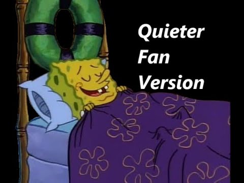 Fan Noise For Sleep, But Spongebob Quietly Plays In The Background 2 (Quieter Fan Version)