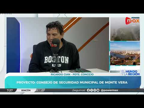 Consejo de seguridad, Jornadas de donación de sangre y más | Ricardo Cian - Pdte. Concejo Monte Vera