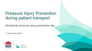 Pressure injury prevention during patient transport – a collaborative approach