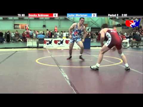Brooks Robinson vs. Taylor Workman at 2013 FILA Cadet Nationals - FS