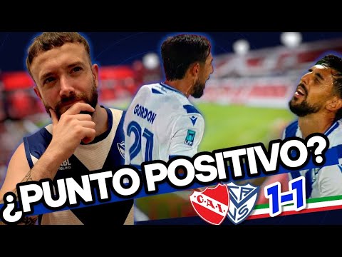 Vélez drew against Independiente in Avellaneda and remain top of the table / Reaction to the 1-1