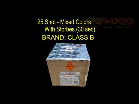 CB 5025 25 Shot - Mixed Colors with Strobes