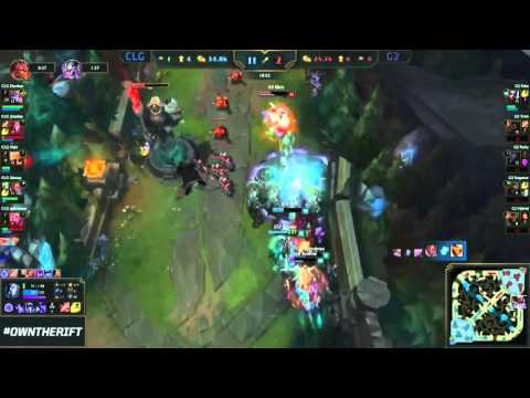 2016 MSI Day2 CLG vs G2 Highlights Counter Logic Gaming vs G2 Esports