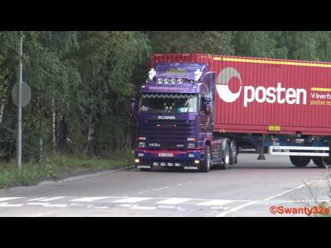 4K| Scania 143M 500 6x2 V8 Sound - Nitteberg