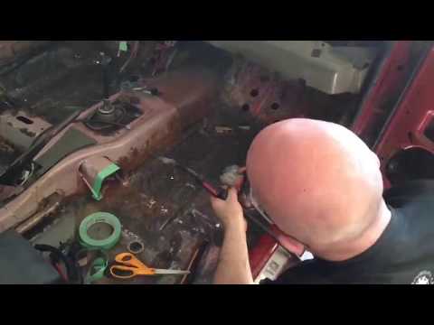 Floorpan Repair - 1980 Mk1 VW Rabbit Convertible Project Episode 4