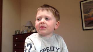 Samuel Osborne Sings Burl Ives "Have a Holly Jolly Christmas" 2012