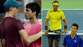 Alcaraz vs Sinner & Nadal vs Djokovic | Most BRUTAL Rivalry? (ANIMALISTIC RALLIES)