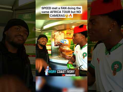 SPEED Met A FAN Travelling AFRICA Just Like Him😲🔥 #ishowspeed #africatour #morocco #africa
