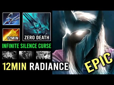 WTF 12Min Radiance 100% Unkillable Abaddon Infinite Avernus Curse Silence Dota 2