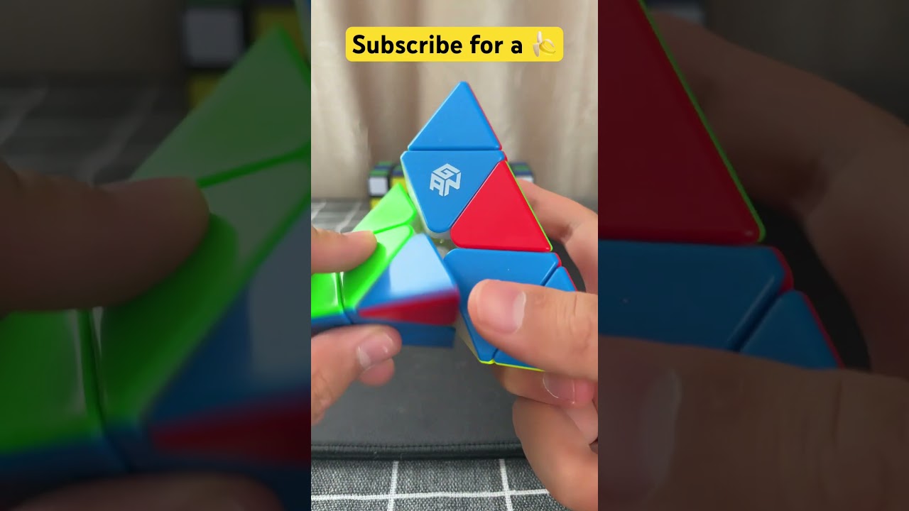 Pyraminx last layer solving#rubikscube #cube #shorts